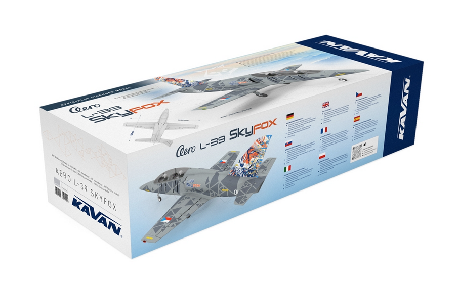 L-39 Skyfox 1088mm Blanc PNP Kavan  Jet